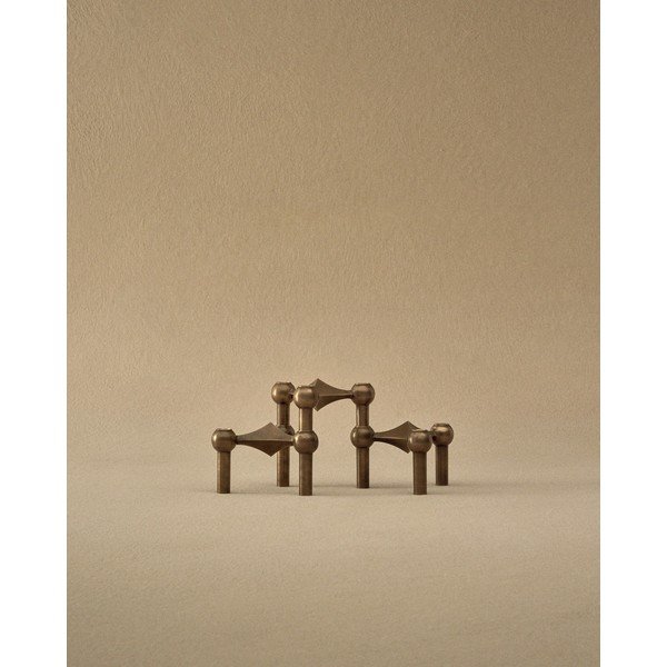 Метални свещници в комплект 3 бр. Nagel – STOFF Nagel-image-3