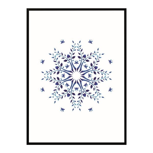 Plakát Nord & Co Sparkling Snow, 21 x 29 cm