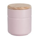 Розов порцеланов буркан с дървен капак Tint, 600 ml - Maxwell & Williams