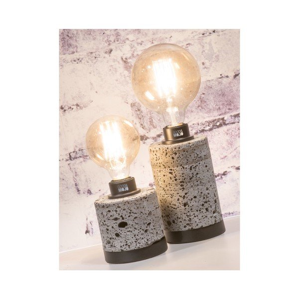 Šedá stolní lampa z lávového kamene Good&Mojo Galapagos, výška 20 cm-image-2