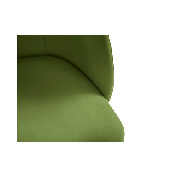 Зелен трапезен стол с кадифена тапицерия Aurora - Windsor & Co Sofas-image-4