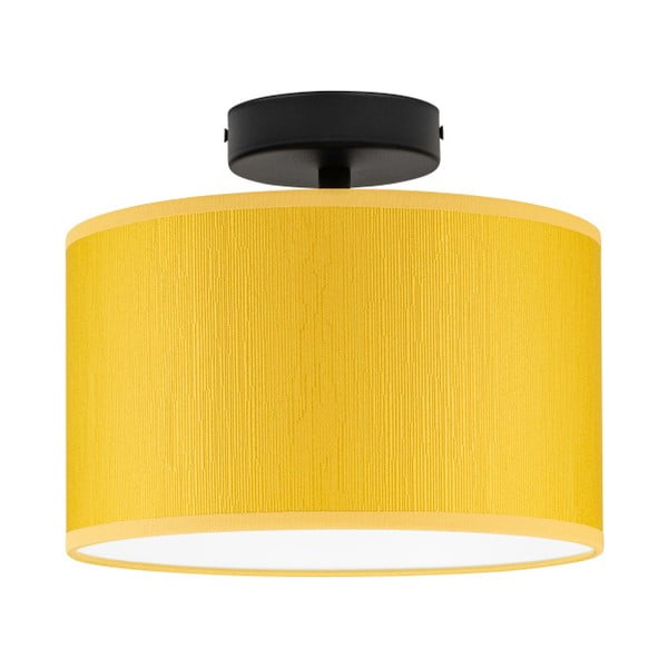 Жълта лампа за таван Doce, ⌀ 25 cm - Bulb Attack