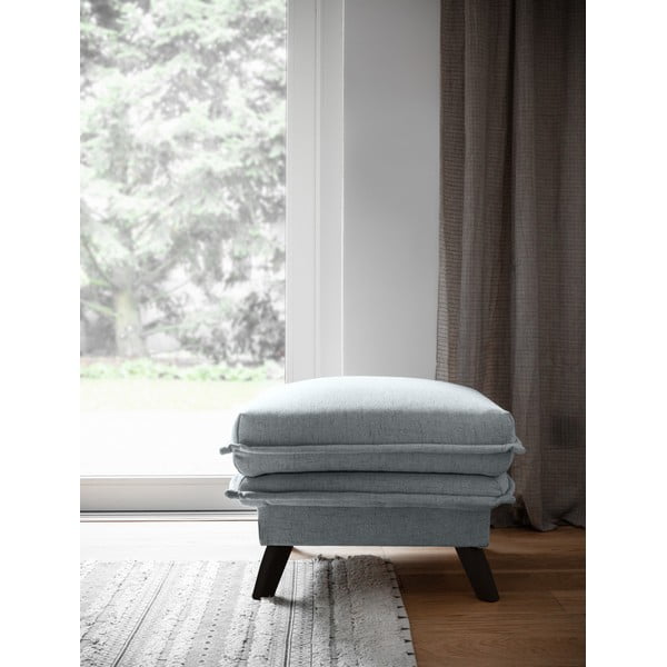 Светлосива табуретка за крака Charming Charlie - Miuform-image-1