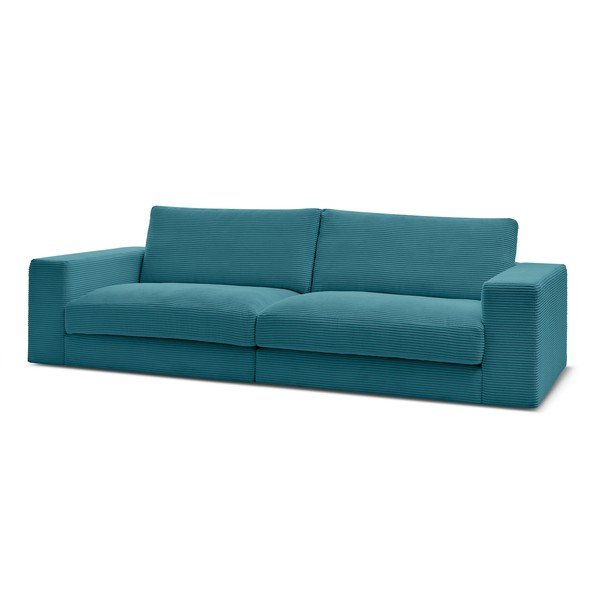 Син диван от рипсено кадифе 274 cm Leonard – Bobochic Paris-image-3