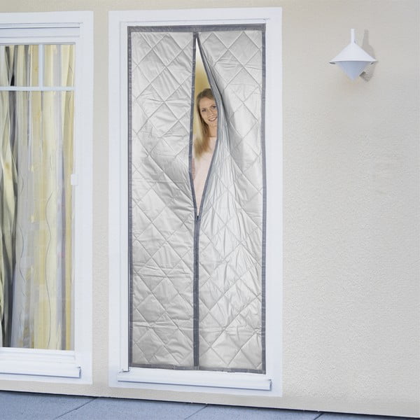 Термозавеса за врата в сиво-сребристо 90x200 cm - Maximex-image-2