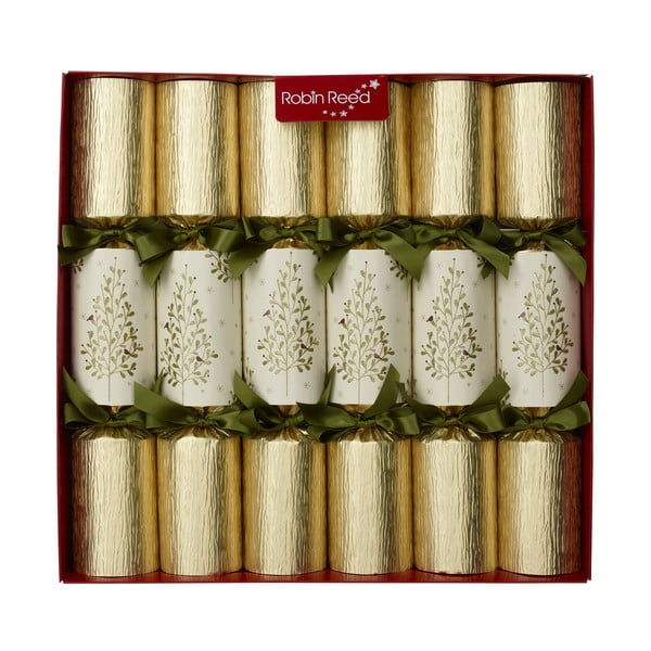 Коледни крекери в комплект от 6 броя Olive Tree - Robin Reed