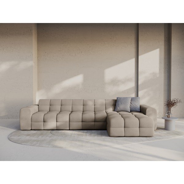 Кафяв ъглов диван (десен ъгъл) Kendal – Micadoni -image-1