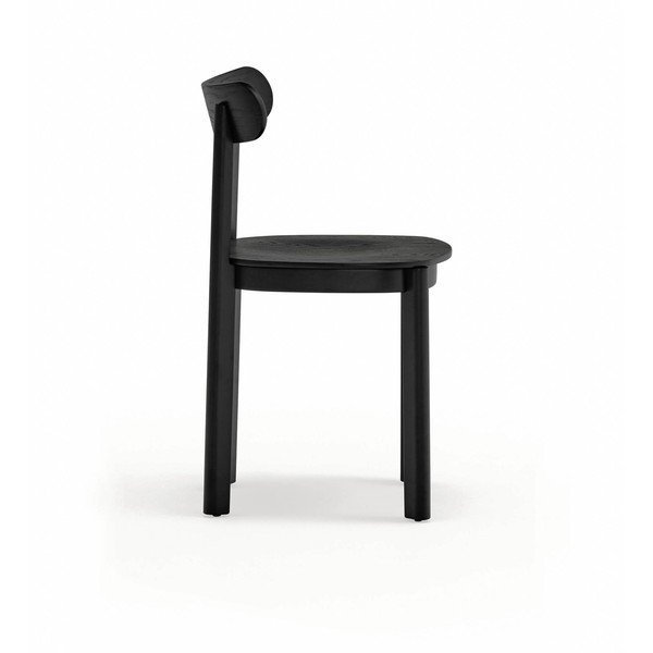 Черен трапезен стол от декор от ясен Nara – Teulat-image-3