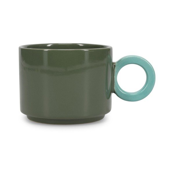 Зелена глинена чаша 280 ml Lou – ONA