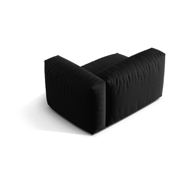 Черен модул за диван (десен ъгъл) Martina – Micadoni Home-image-3