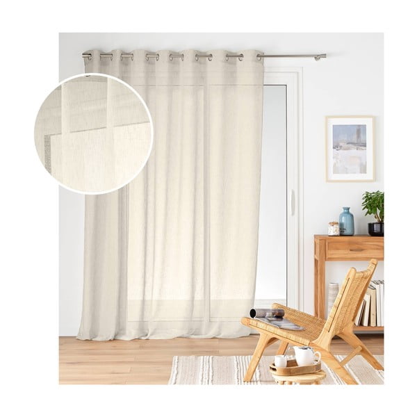 Завеса в естествен цвят 240x240 cm Carlin – douceur d'intérieur-image-3