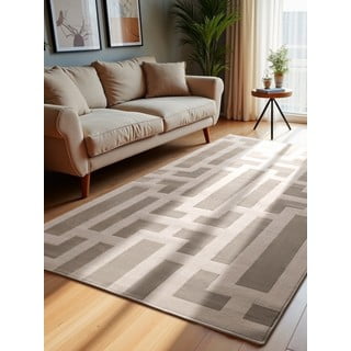 Сив и кремав килим 200x280 cm Perles Onyx – Elle Decoration
