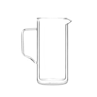 Двустенна кана от боросиликатно стъкло , 1 л - Vialli Design