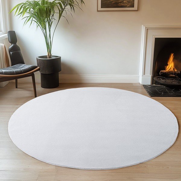 Бял кръгъл килим ø 160 cm Joy 1400 – Ayyildiz Carpets-image-1