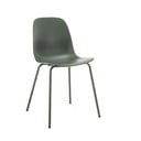 Зелен пластмасов стол за хранене Whitby - Unique Furniture