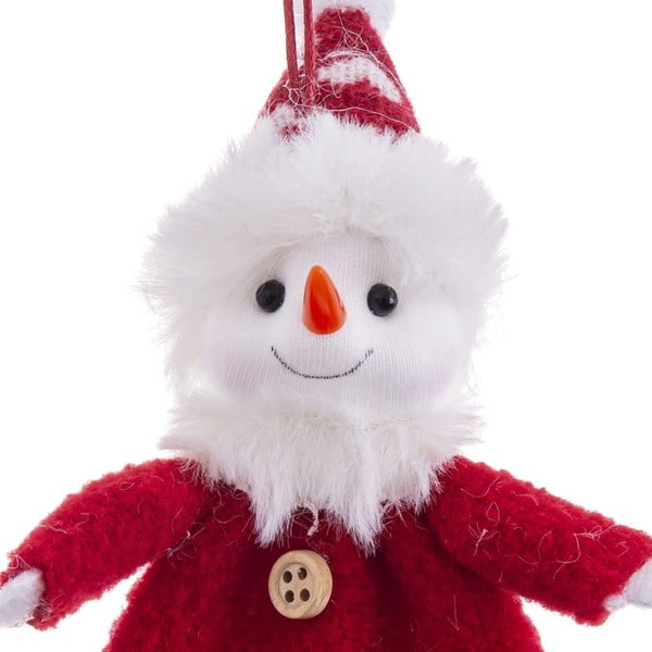 Текстилна Коледна украса 17 cm Snowman – Casa Selección-image-1