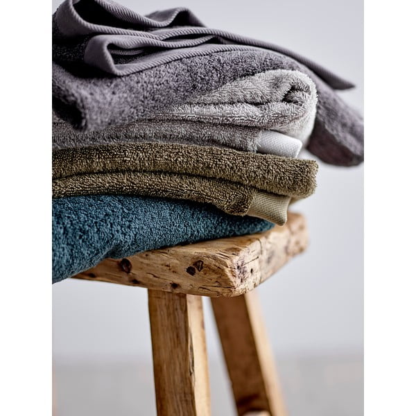 Маслиненозелена хавлиена кърпа от памук Organic, 100 x 50 cm Comfort Organic - Södahl-image-2