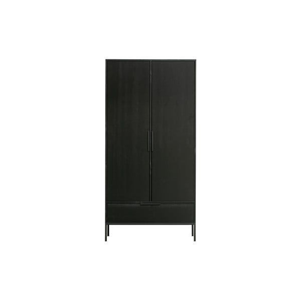 Черен гардероб Adam - WOOOD