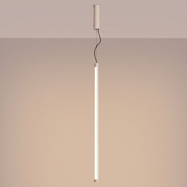 Бежово метално LED висящо осветително тяло ø 6 cm TRANG – Thoro-image-1
