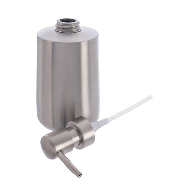 Диспенсер за сапун от неръждаема стомана в матово сребрист цвят 450 ml – Orion-image-3