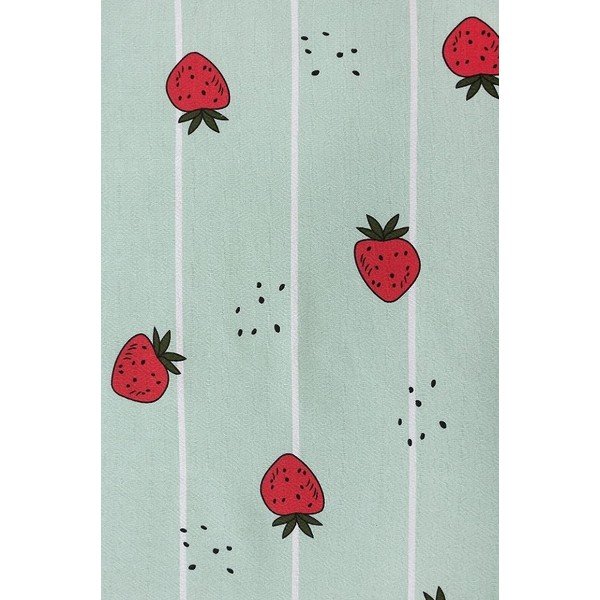 Памучно покривало за легло в цвят мента 170x230 cm Strawberry – Mila Home-image-1
