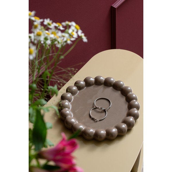 Керамичен декоративен поднос ø 20 cm Cadiz Dotty – PT LIVING-image-1