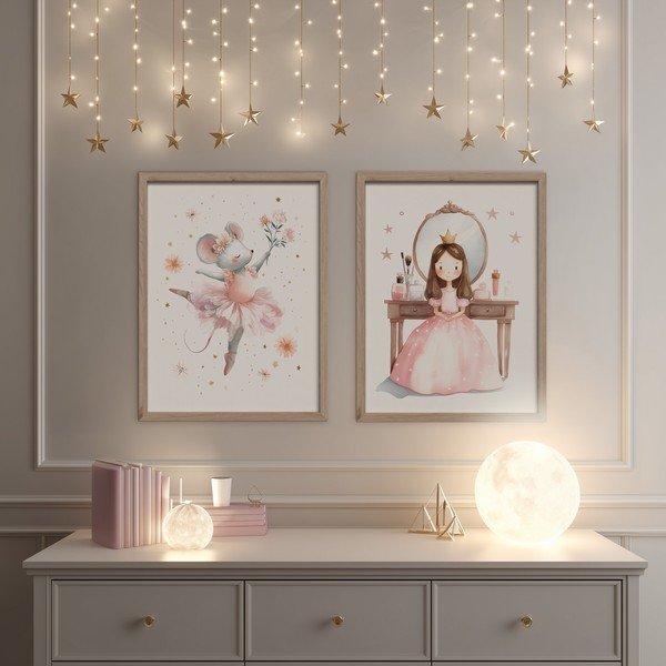 Детска картина 30x40 cm Mouse Ballerina – Styler-image-2