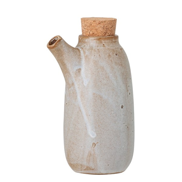 Бежово-бяла керамична бутилка със запушалка , 600 ml Masami - Bloomingville