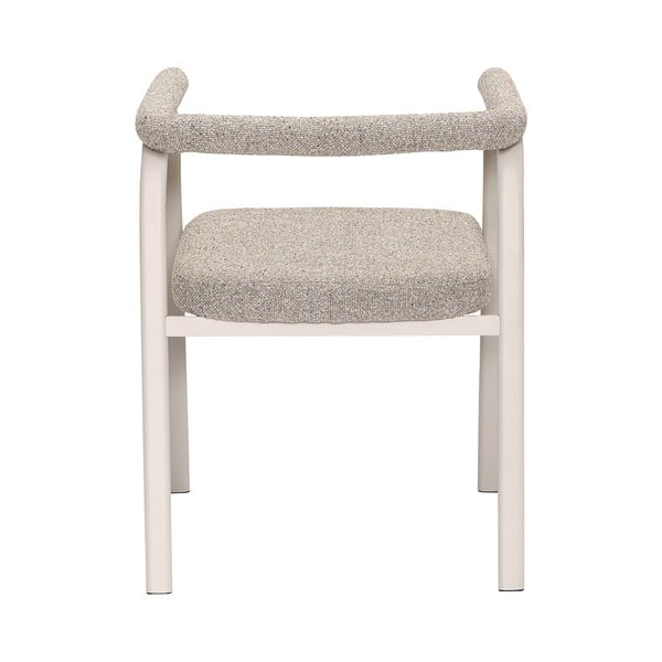 Бежови тапицирани трапезни столове в комплект с подлакътници 2 бр. Ecto – Hübsch-image-4