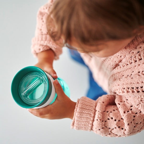 Светлорозова тританова детска чаша 300 ml Flowers & butterflies – Mepal-image-3