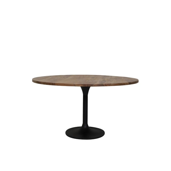 Кръгла трапезна маса с акациев плот в естествен цвят ø 140 cm Biboca – Light & Living
