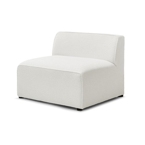 Бял модул за диван от прежда с примки от букле (среден модул) Megeve – Bobochic Paris-image-3