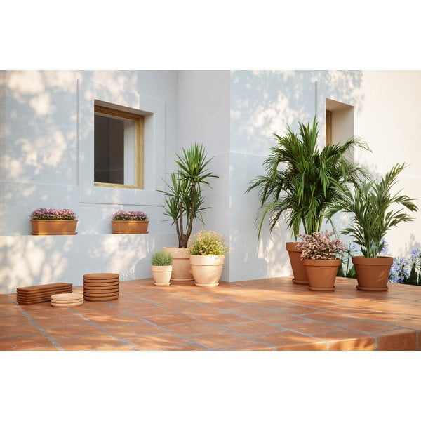 Теракотена чинийка за под саксия ø 17 cm – Artevasi-image-1