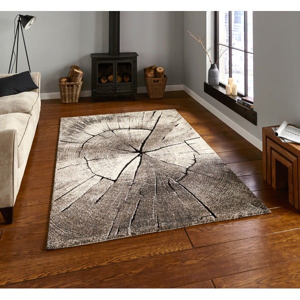 Бежов килим 230x160 cm Woodland - Think Rugs-image-1
