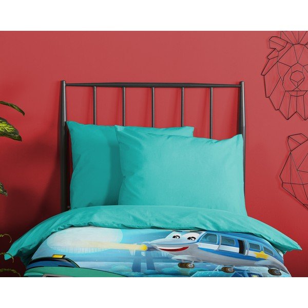 Памучно детско спално бельо за единично легло 140x200 cm - Good Morning-image-2