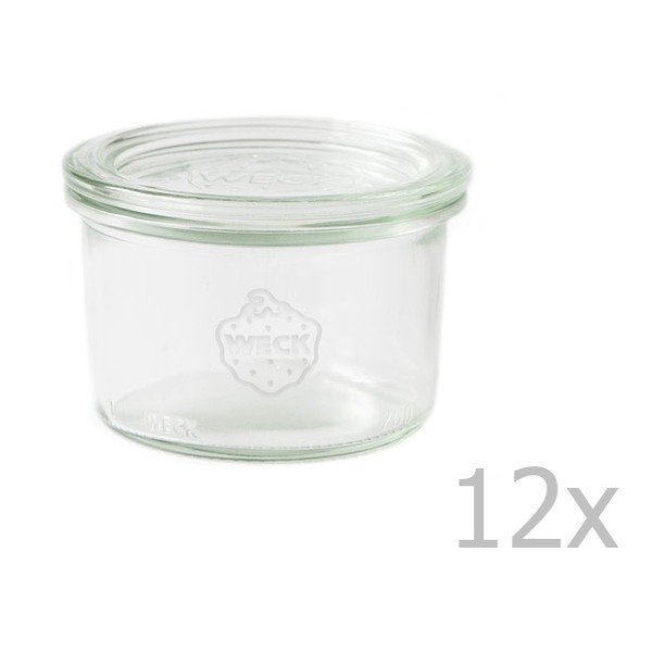 Комплект от 12 буркана Sturz, 200 ml - Weck