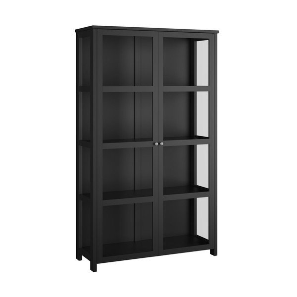 Черна витрина 124x210 cm Excellent - Tvilum-image-2