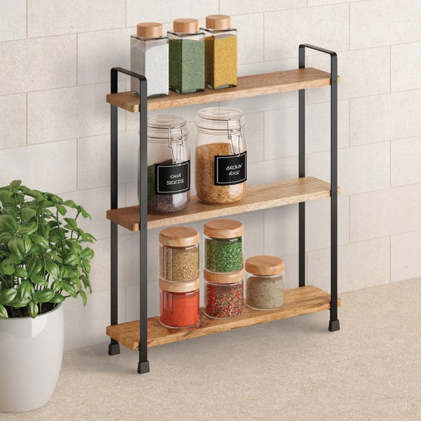 Дървен  органайзер за подправки York – Metaltex-image-1