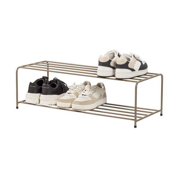 Светлокафяв метален рафт за обувки Josse - WOOOD-image-3