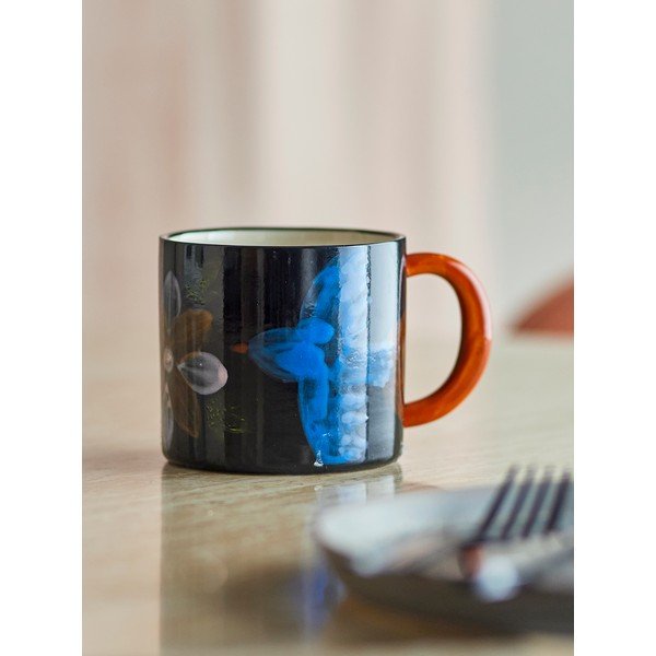 Черни/бежови керамични чаши в комплект 2 бр. 300 ml Maricala – Bloomingville-image-2