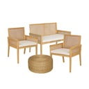 Комплект градински мебели Tosca с двуместен диван и маса Ratta - Bonami Selection