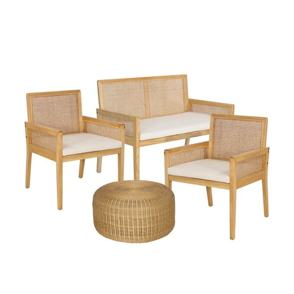Комплект градински мебели Tosca с двуместен диван и маса Ratta - Bonami Selection