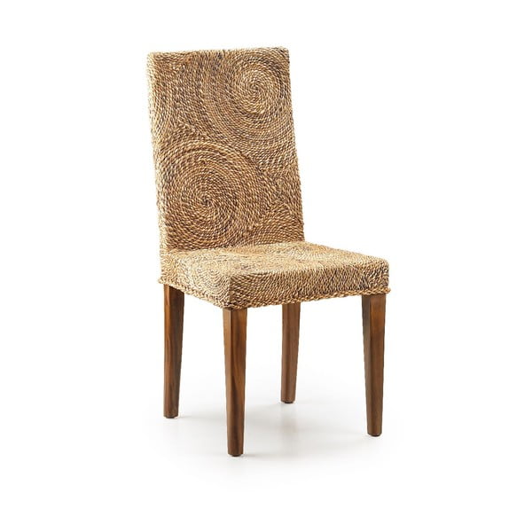 Ratanová židle s dřevěnou konstrukcí Moycor Banana