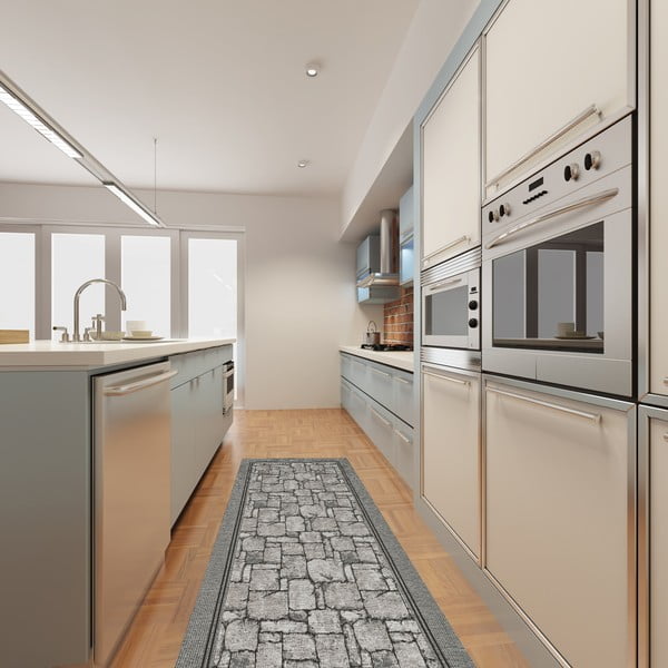 Сив мокет , 55 x 240 cm Wall - Floorita-image-2