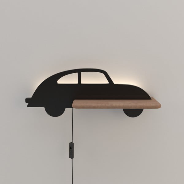 Черно детско осветително тяло Car - Candellux Lighting-image-1