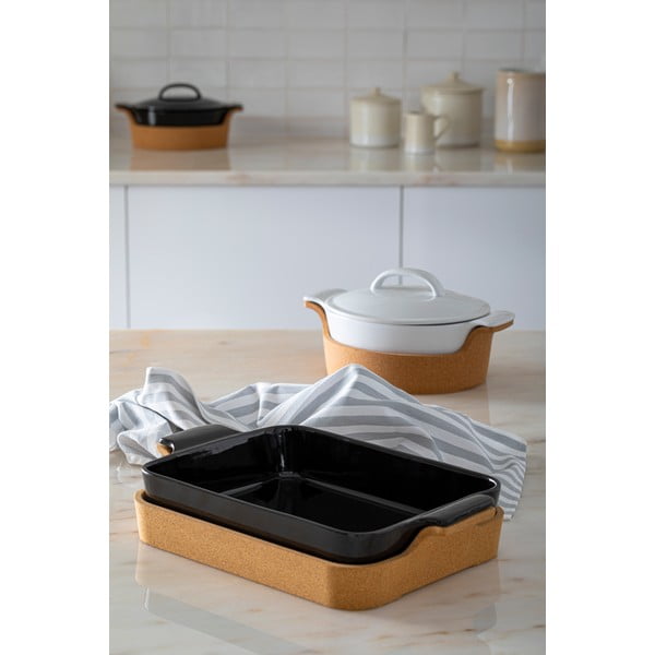 Бяла/кафява глинена купа Ensemble – Casafina-image-2