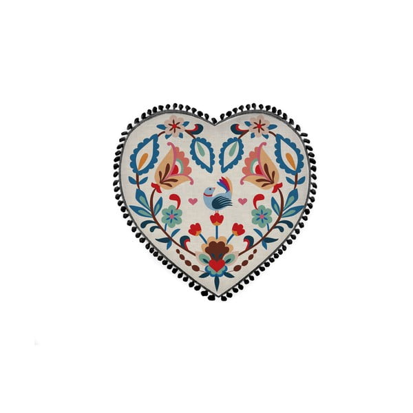 Декоративна възглавница 45x45 cm Heart - Madre Selva
