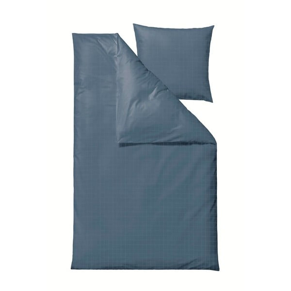 Синьо дамасково спално бельо за единично легло Clear, 140 x 220 cm Clear China - Södahl