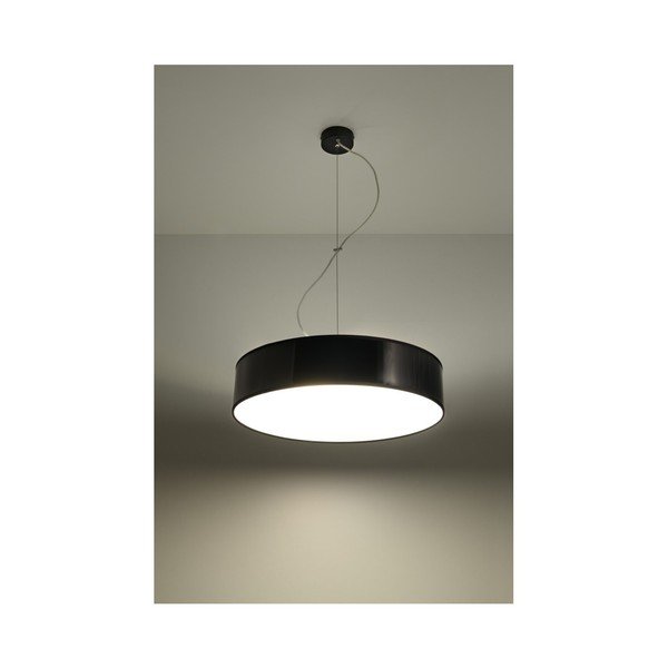 Černé stropní svítidlo Sollux Atis-image-2