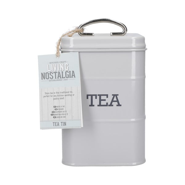 Стоманена кутия за чай Living Nostalgia – Kitchen Craft-image-4